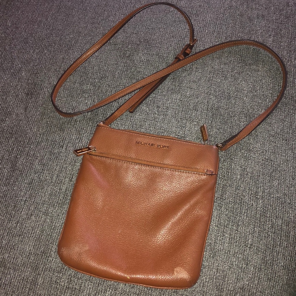 MK brown cross body